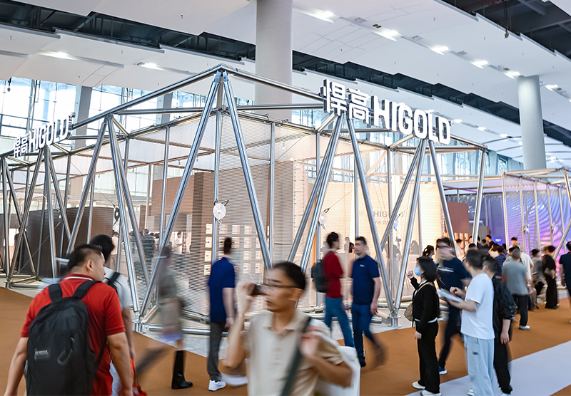 Un chef-d'œuvre d'originalité ! Le pavillon de quincaillerie au design original HIGOLD de 1 000 m² fait ses débuts au CIFF